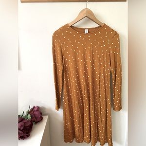 Old Navy Yellow Polka Dot Dress Women's Size XS
